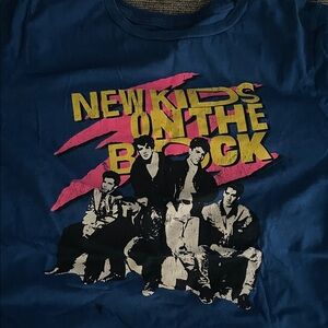 New Kids on the Block Graphic T-Shirt - Blue